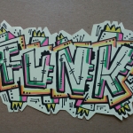 funk - ink drawing on paper a4 size